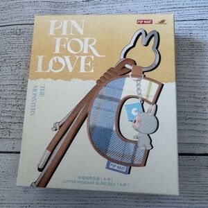 Pop Mart The Monsters Pin For Love Letter Pendant - Letter F
